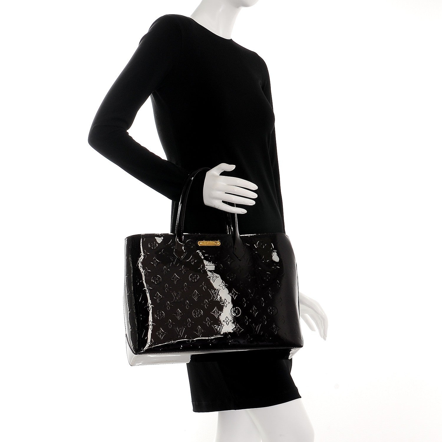 Louis Vuitton Vernis Wilshire MM Amarante 2 of 8