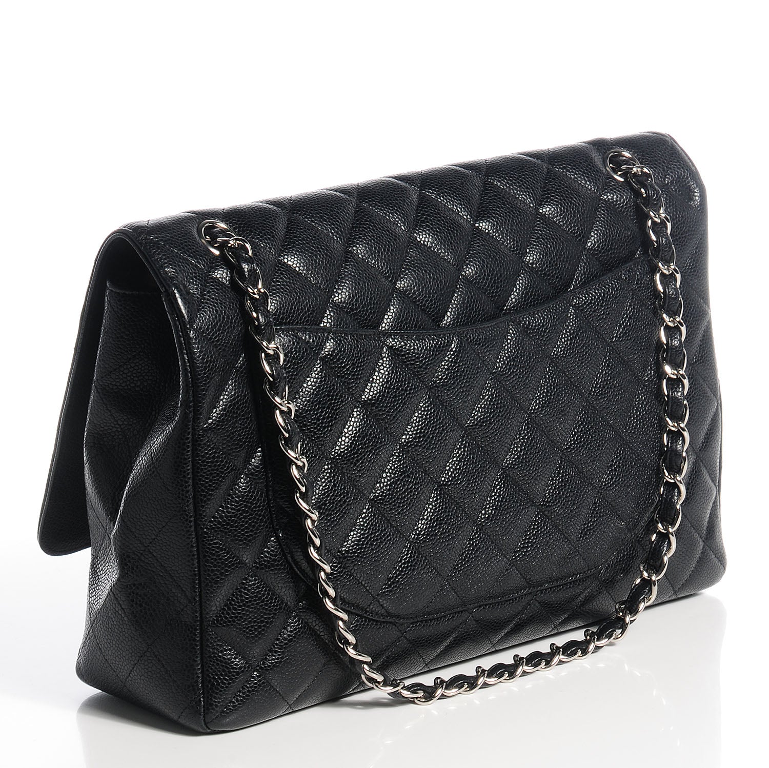 Chanel Caviar Maxi Single Flap Black 3 of 8