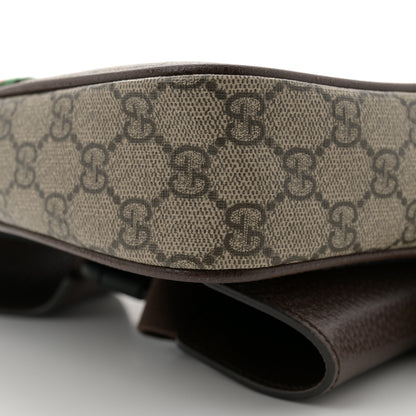 Gucci Soft GG Supreme Monogram Medium Ophidia Belt Bag Dark Brown 10 of 13