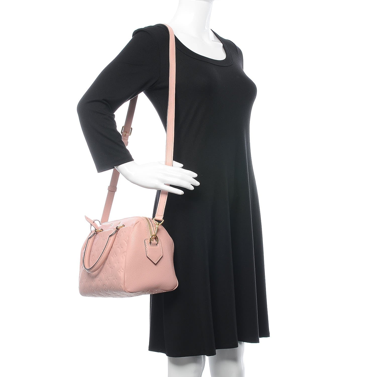 Louis Vuitton Empreinte Speedy Bandouliere 25 NM Rose Poudre 2 of 13