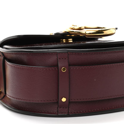 Chloe Spazzolato Sfumato Lambskin Calfskin Small Tess Bag Burnt Brown 12 of 13
