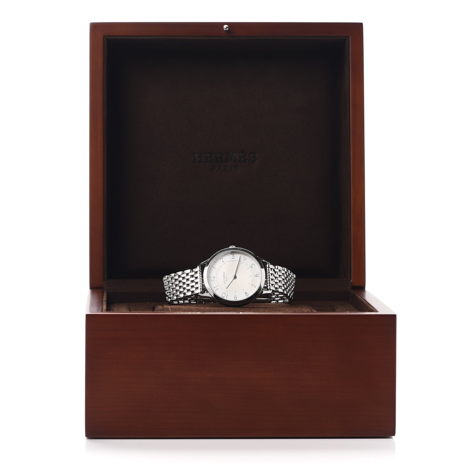 Hermes Stainless Steel 32mm Slim d'Quartz Watch Silver 5 of 5