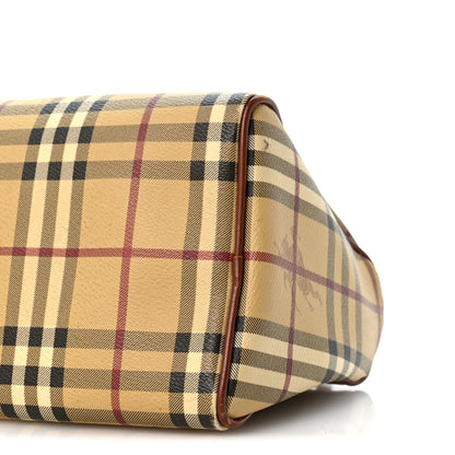 Burberry Haymarket Check Bowling Bag Brown 10 of 13