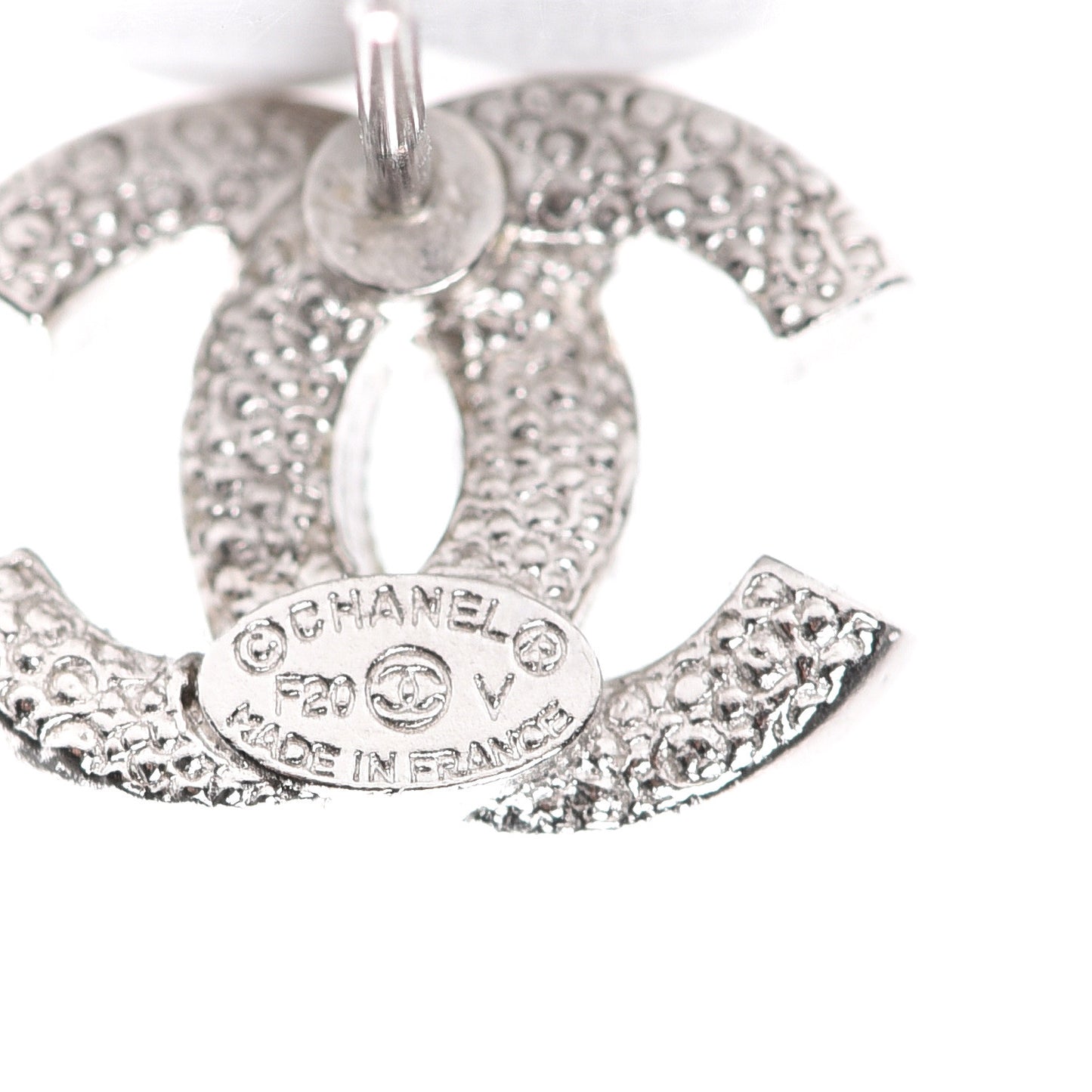 Crystal Mini Timeless CC Earrings Silver