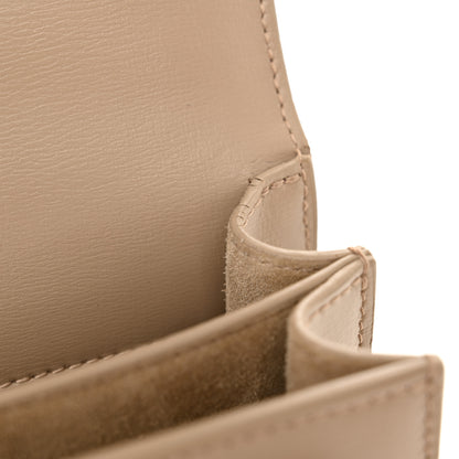 Saint Laurent Calfskin Medium Monogram Sunset Dark Beige 12 of 13