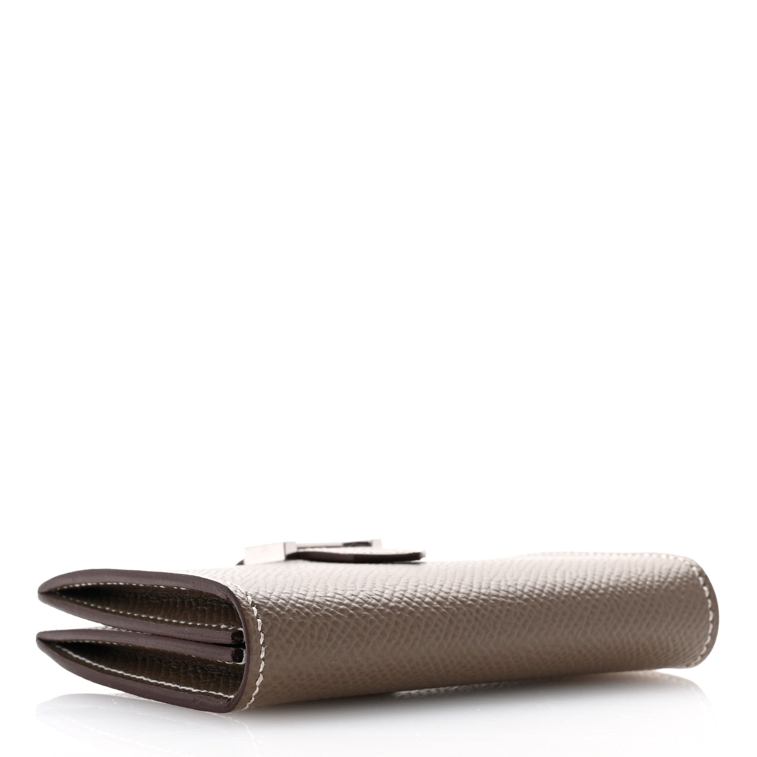 Hermes Epsom Bearn Card Holder Wallet Etoupe 4 of 8
