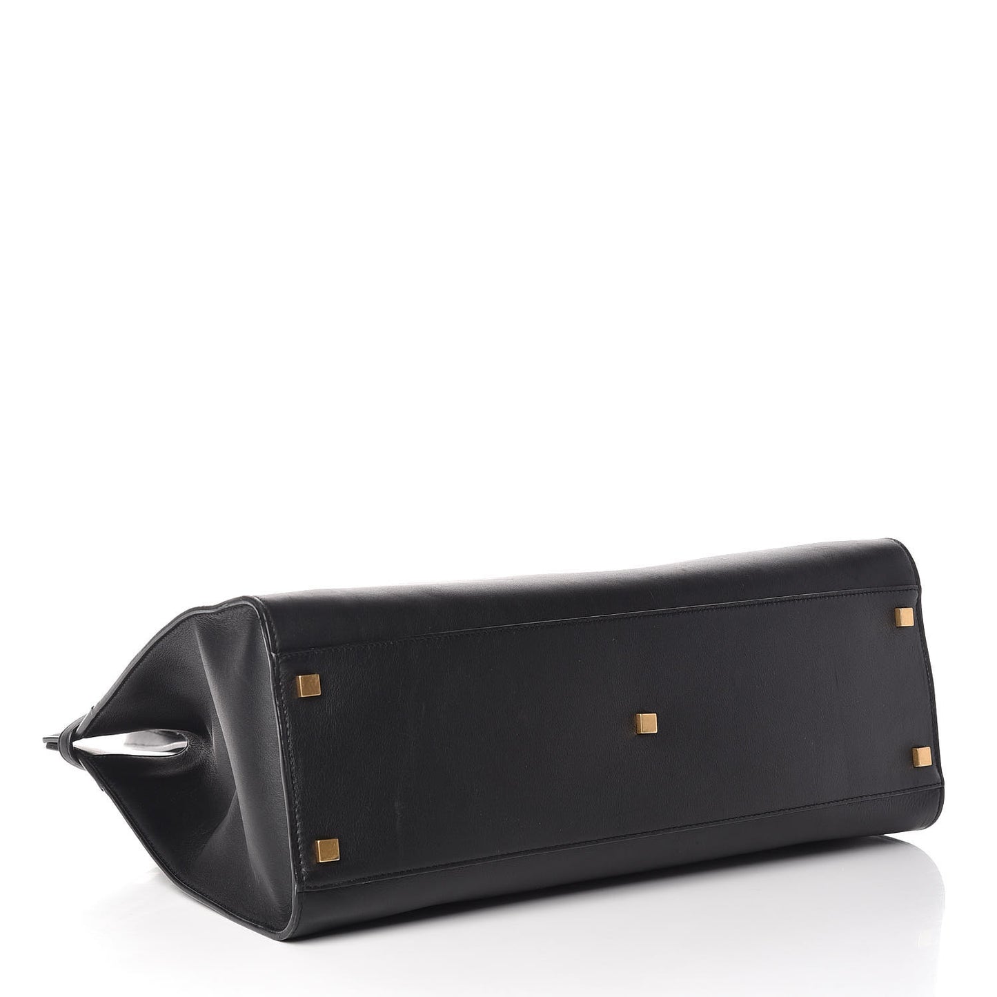 Calfskin Medium Manhattan Shopper Tote Black