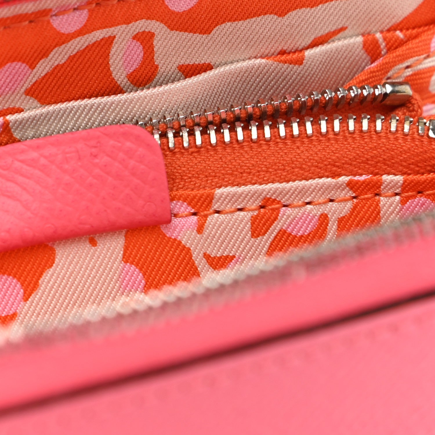 Hermes Epsom Silk'In Compact Wallet Rose Azalee 7 of 9