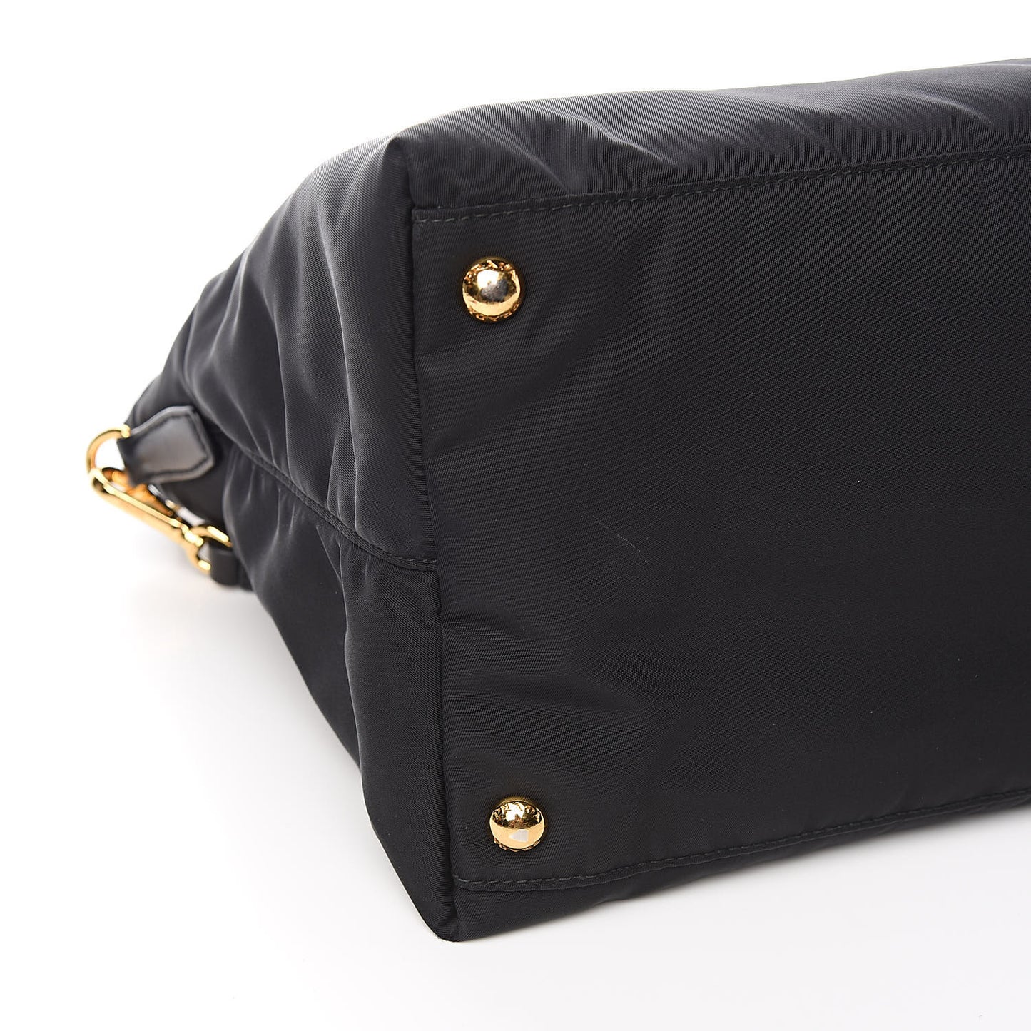 Tessuto Nylon Saffiano Tote Black