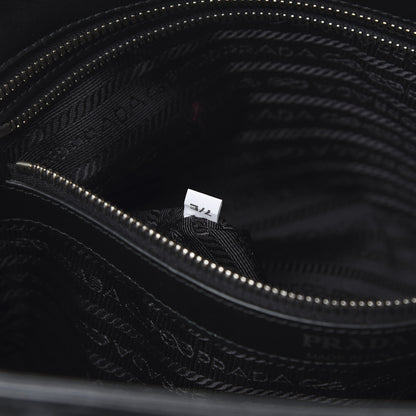 Prada Soft Calfskin Impunture Diagramme Tote Black 6 of 14