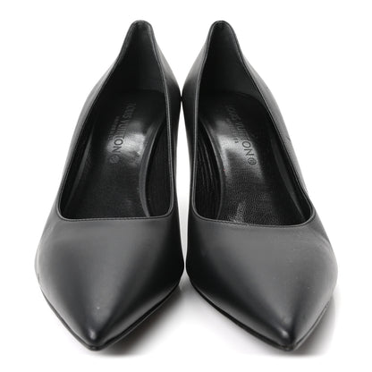 Louis Vuitton Calfskin Cherie Pumps 37.5 Black 3 of 10