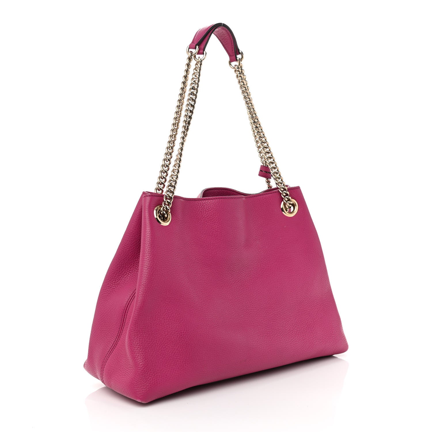 Gucci Cellarius Calfskin Medium Soho Chain Shoulder Bag Bright Bouganville 3 of 13