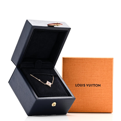 Louis Vuitton 18K Pink Gold Diamond Pink Mother of Pearl Color Blossom BB Star Bracelet 4 of 4