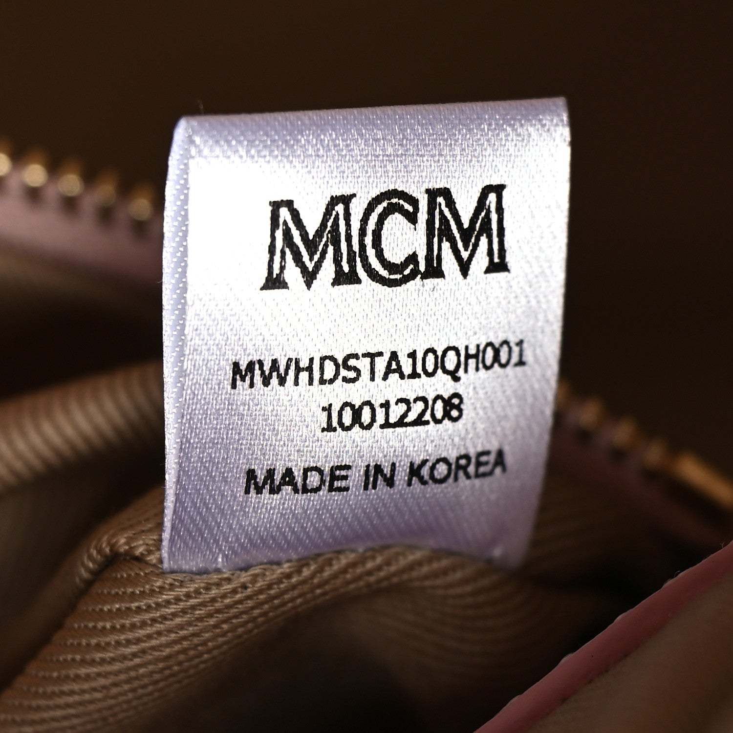 MCM Visetos Medium Aren Hobo Powder Pink 7 of 10