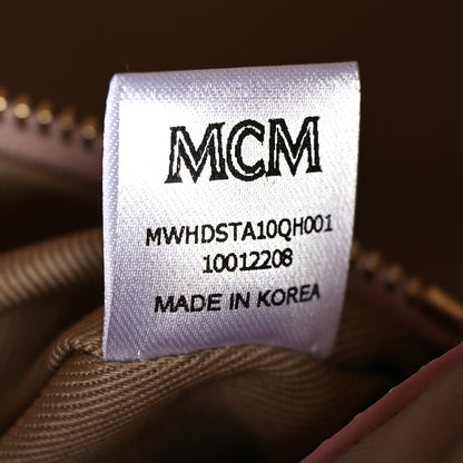 MCM Visetos Medium Aren Hobo Powder Pink 7 of 10