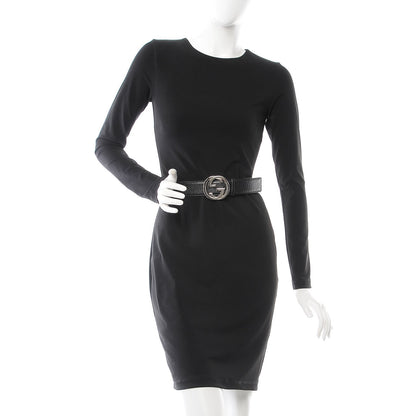Gucci Guccissima Interlocking G Belt 100 40 Black 2 of 7