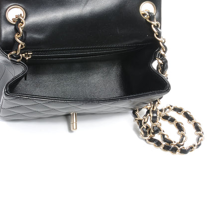Chanel Lambskin Mini Square Flap Black 6 of 8