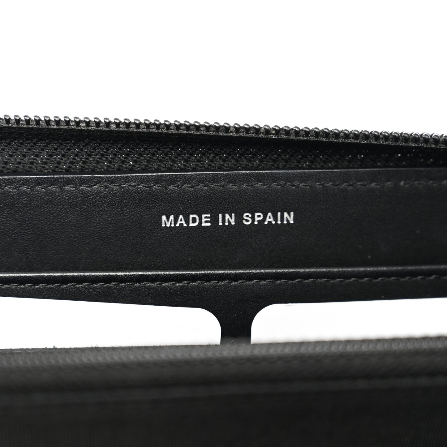 Caviar Large Timeless CC Zip Around Organizer Wallet Black