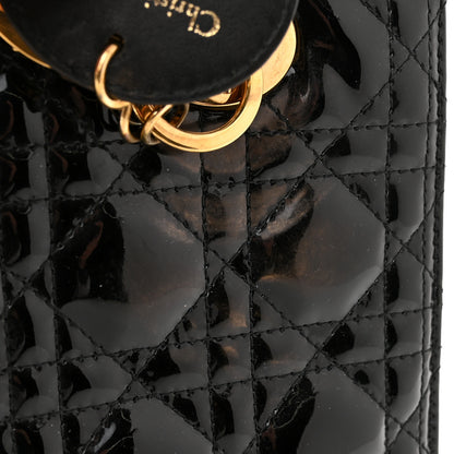 Christian Dior Patent Cannage Medium Lady Dior Black 12 of 12