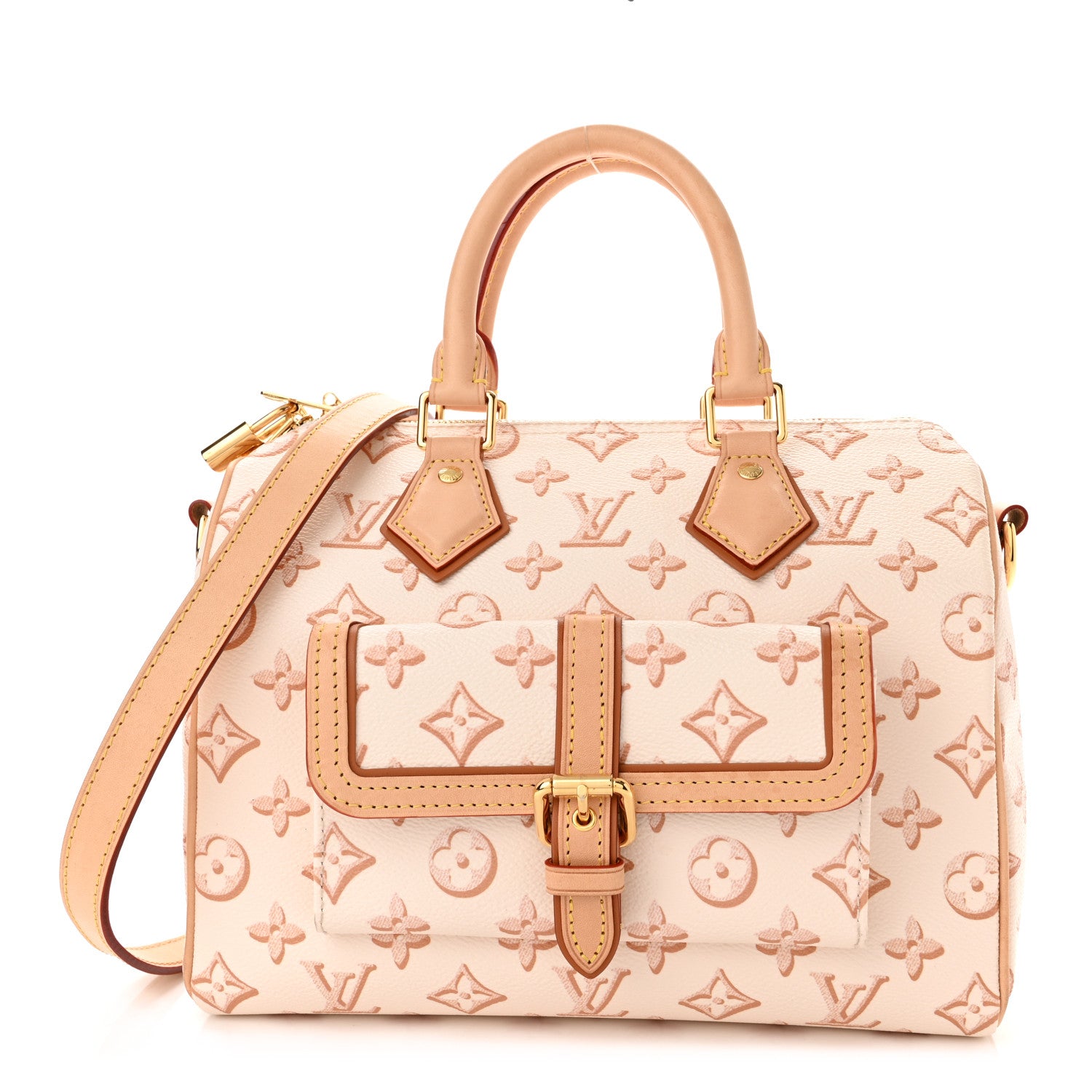 Louis Vuitton Monogram Fall for You Speedy Bandouliere 25 Beige Clair 1 of 10