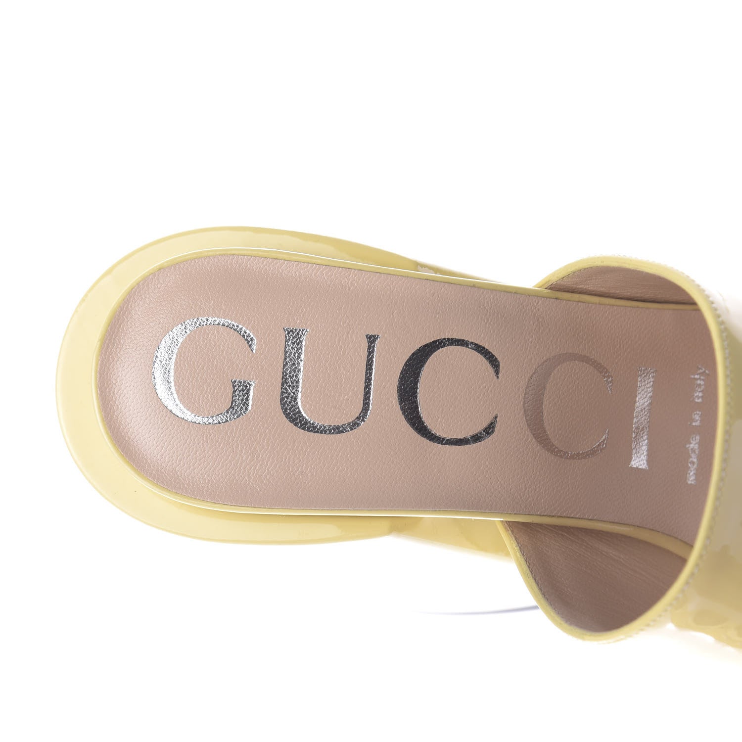 Gucci Patent Lexi Horsebit High-Heel Slide Sandals 36.5 Burro 8 of 11