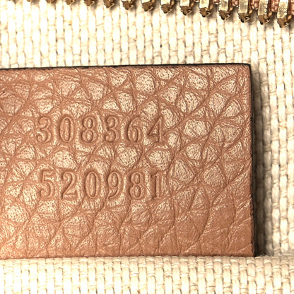 Gucci Pebbled Calfskin Small Soho Disco Bag Camelia 7 of 12
