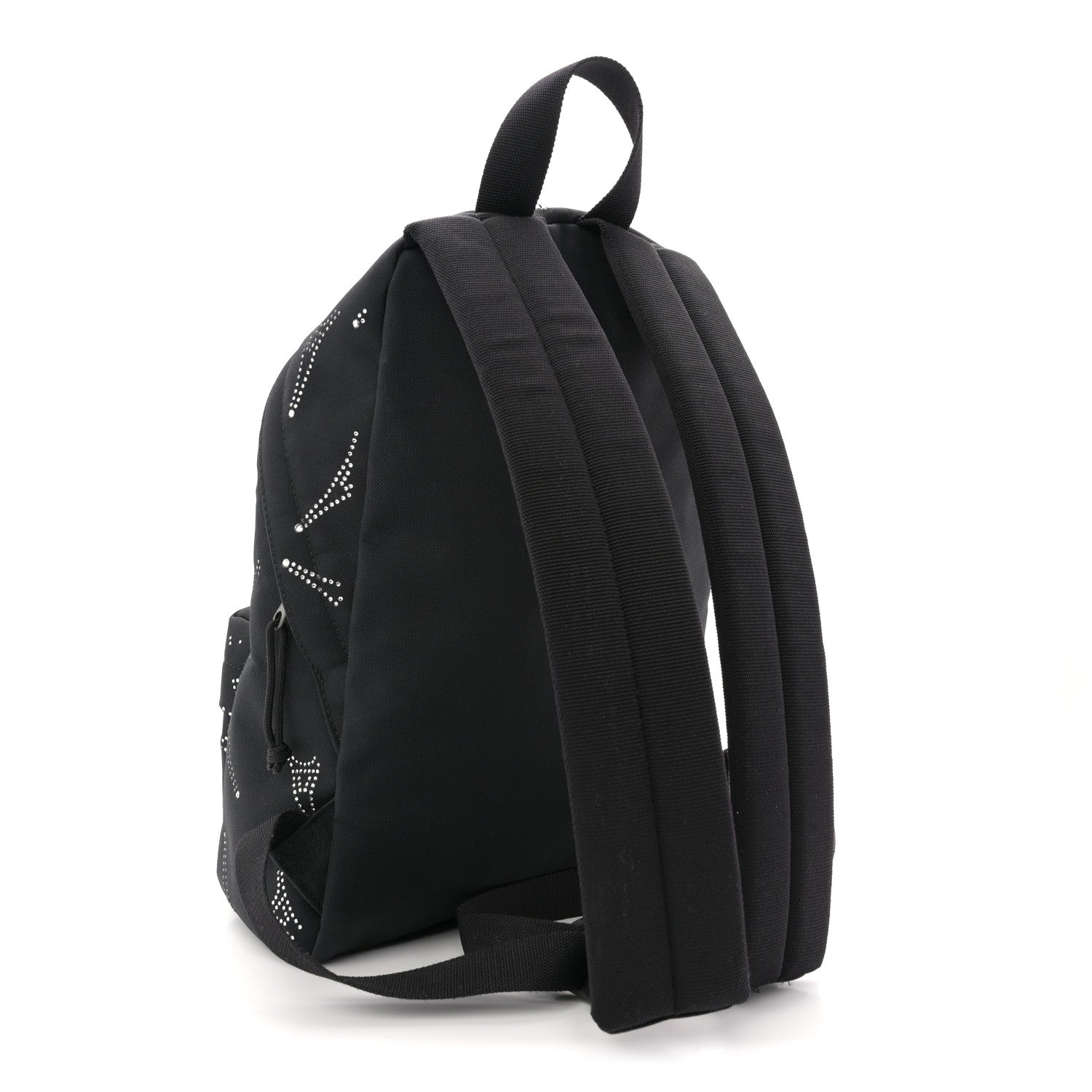 Balenciaga Canvas Crystal Embellished Eiffel Tower Explorer Backpack S Black 3 of 10