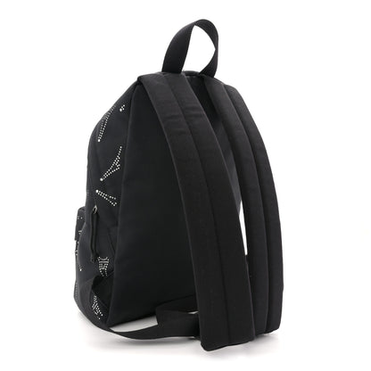 Balenciaga Canvas Crystal Embellished Eiffel Tower Explorer Backpack S Black 3 of 10