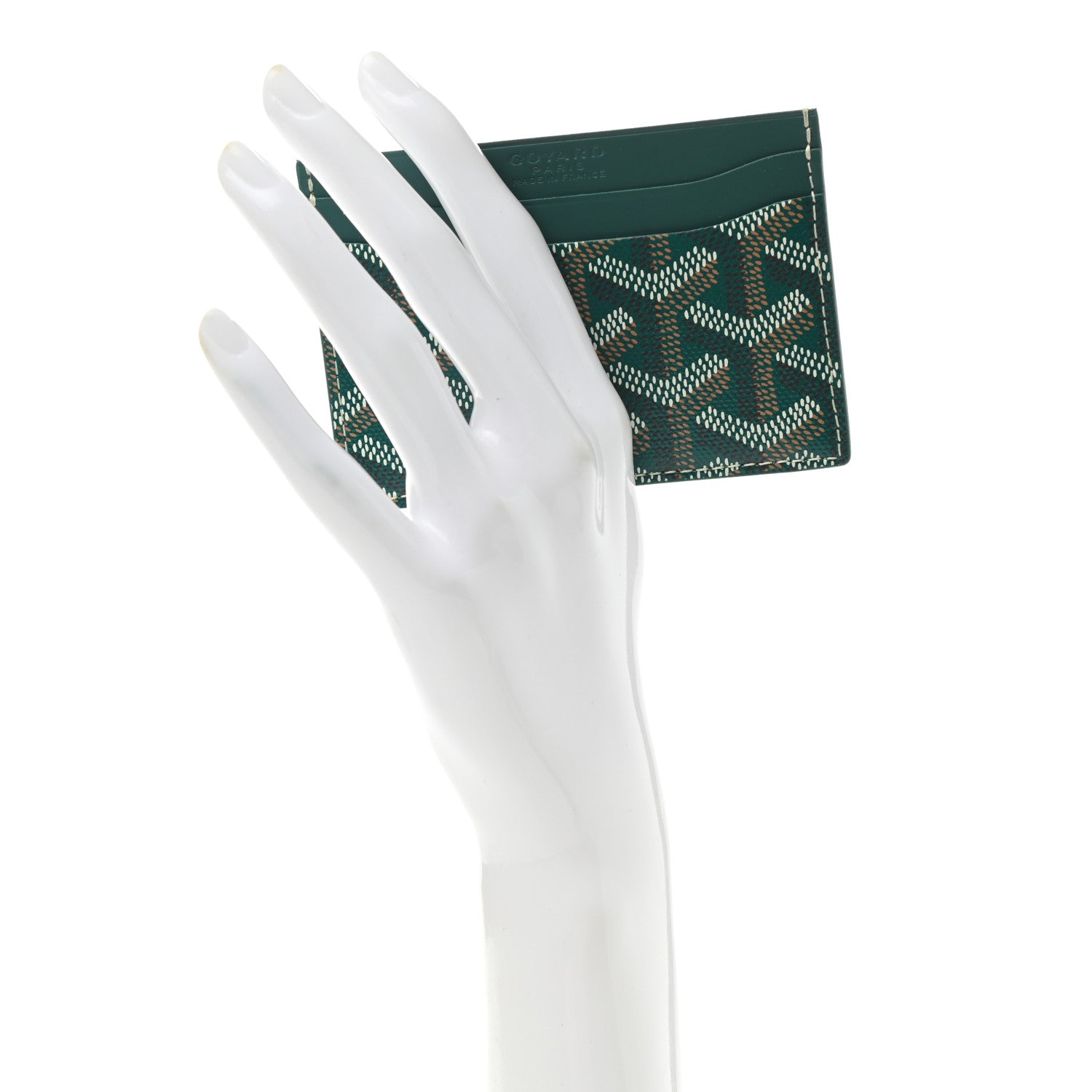 Goyard Goyardine Saint Sulpice Card Holder Green 2 of 6