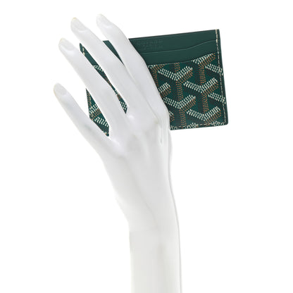 Goyard Goyardine Saint Sulpice Card Holder Green 2 of 6