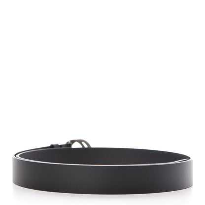 Gucci Selleria Calfskin Nickel Interlocking G 37mm Belt 120 48 Black 3 of 8