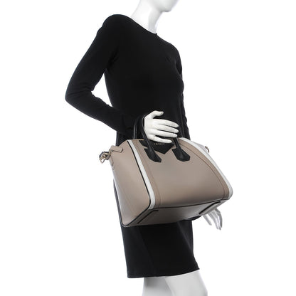 Givenchy Calfskin Medium Tri-Color Antigona Beige Black White 3 of 8
