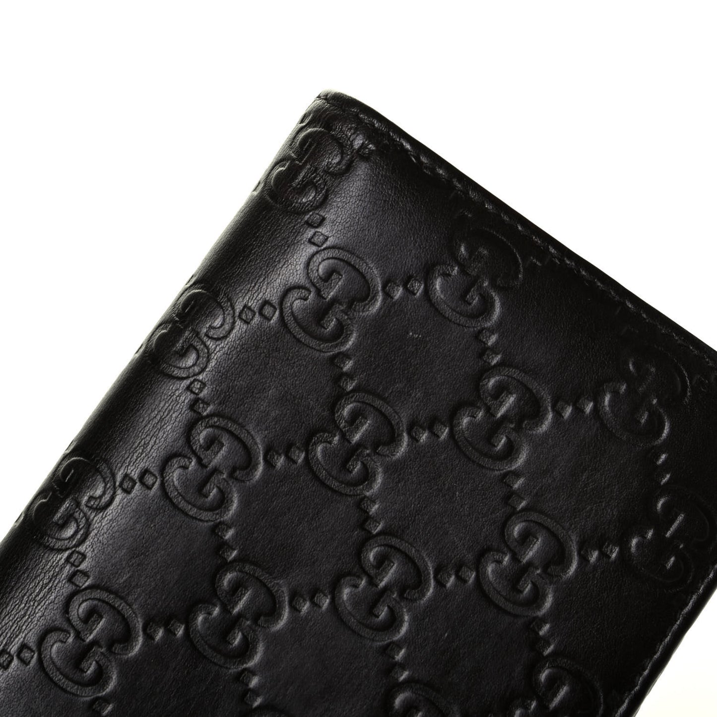 Guccissima Heart Continental Wallet Dark Brown