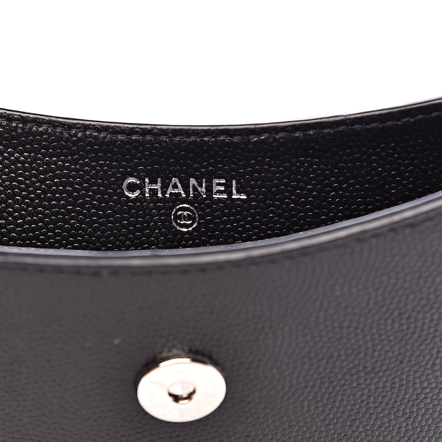 Chanel Caviar iPad Case Crossbody Black 5 of 9