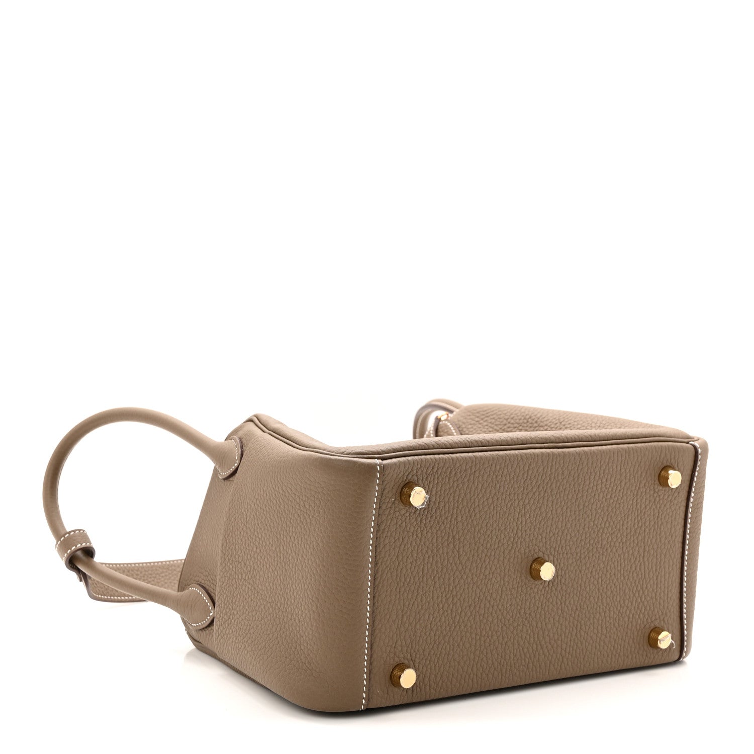 Hermes Taurillon Clemence Lindy 26 Etoupe 4 of 11