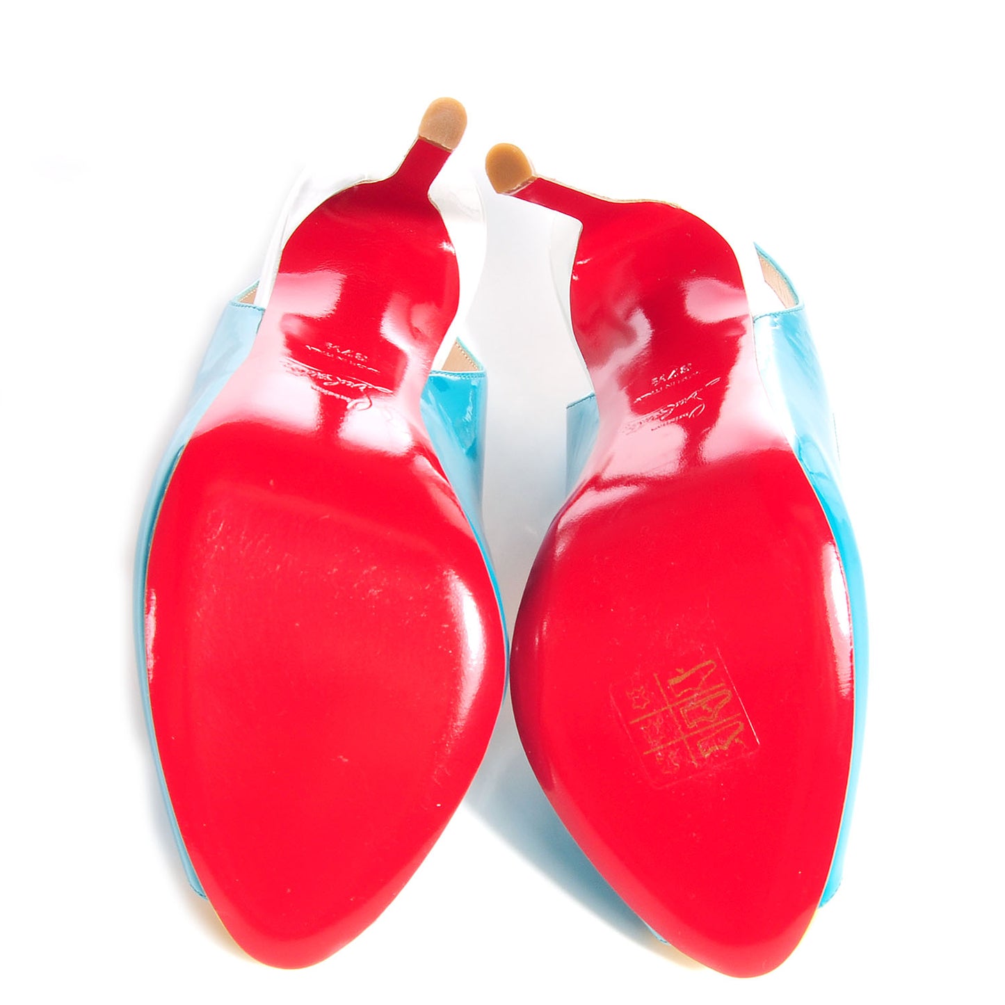 Patent Flo Sling 120 Pumps 37.5 Caraibes Canari