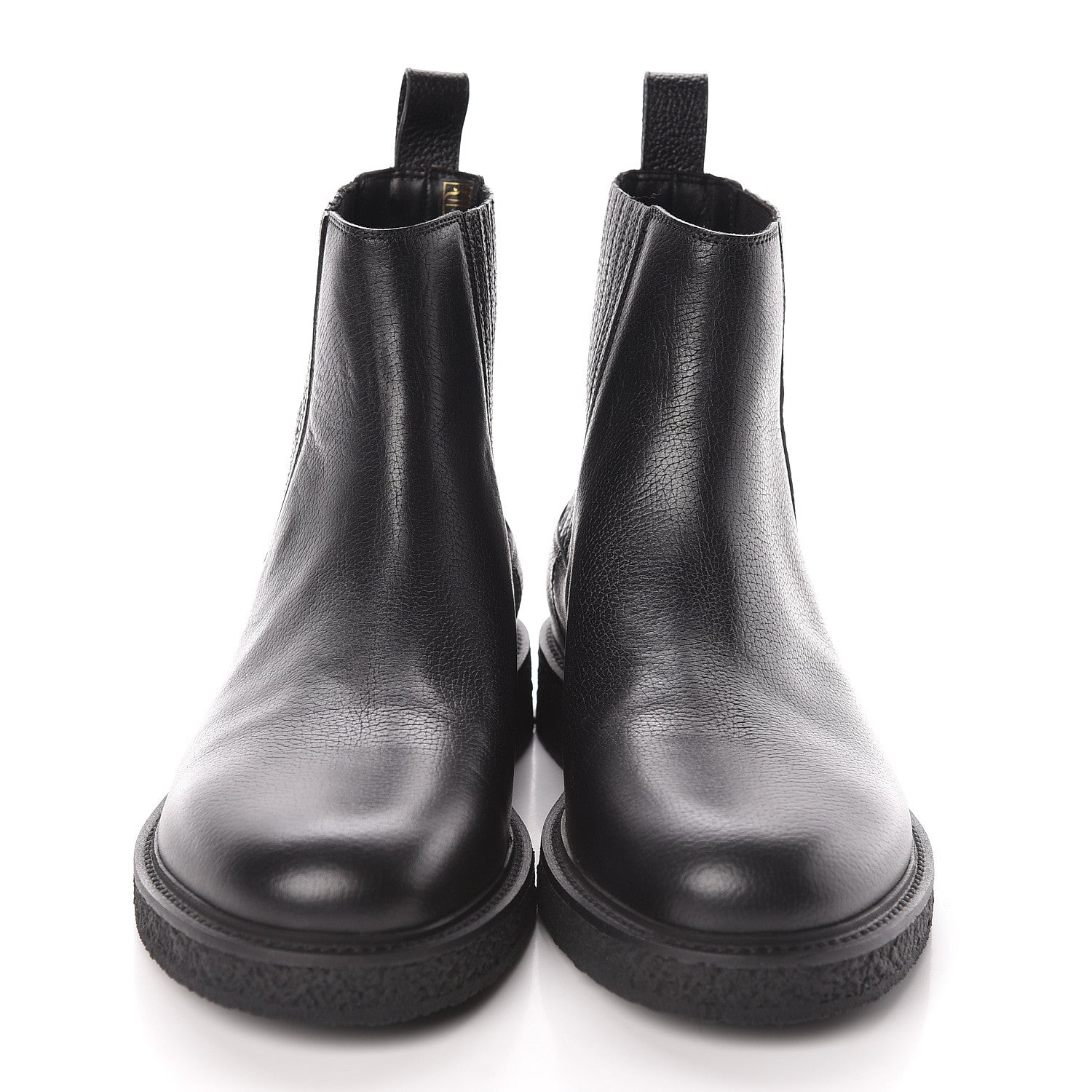 Saint Laurent Calfskin Mens Hugo 25 Chelsea Boots 43 Black 2 of 7