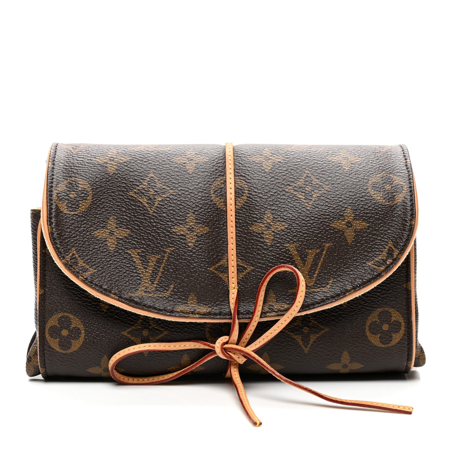 Monogram Jewelry Roll Pouch