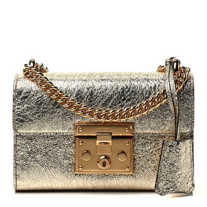 Gucci Galassia Small Padlock Shoulder Bag Platino 1 of 4