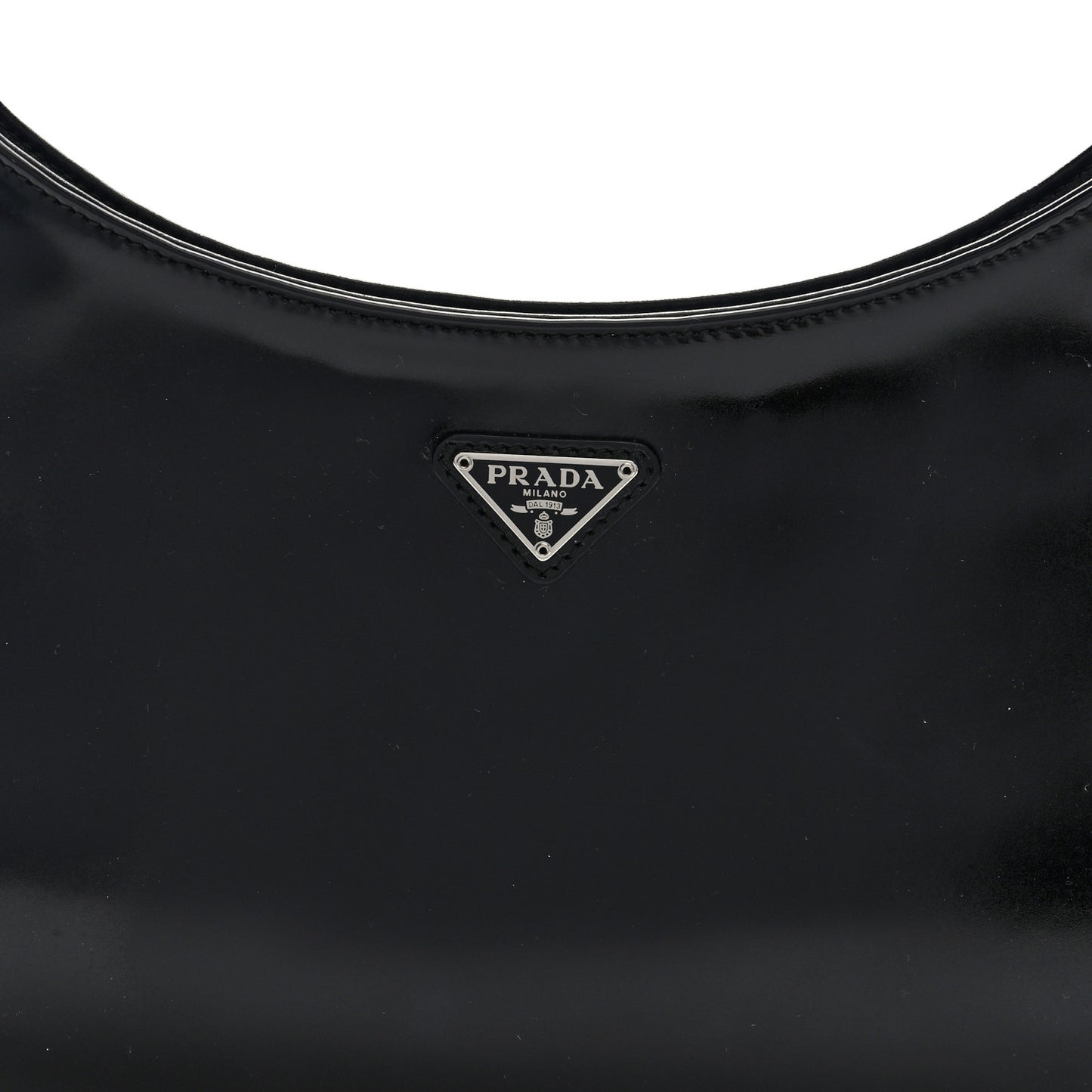 Spazzolato Cleo Shoulder Bag Black