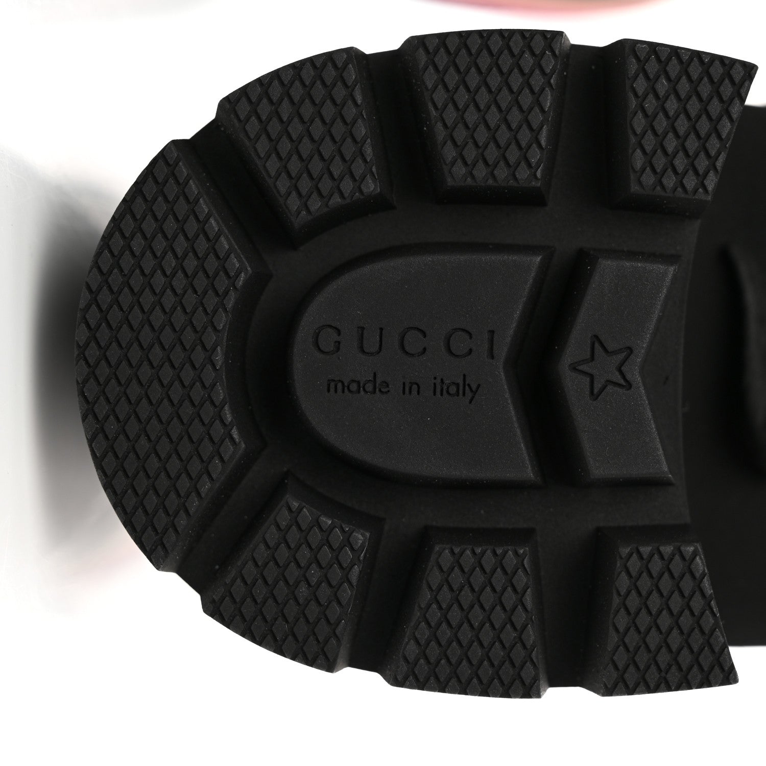 Gucci Calfskin Sylvie Web Womens Lace Up Combat Boots 36.5 Black 6 of 10