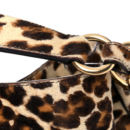 Prada Cavallino Leopard Print Shoulder Bag Avorio 17 of 21
