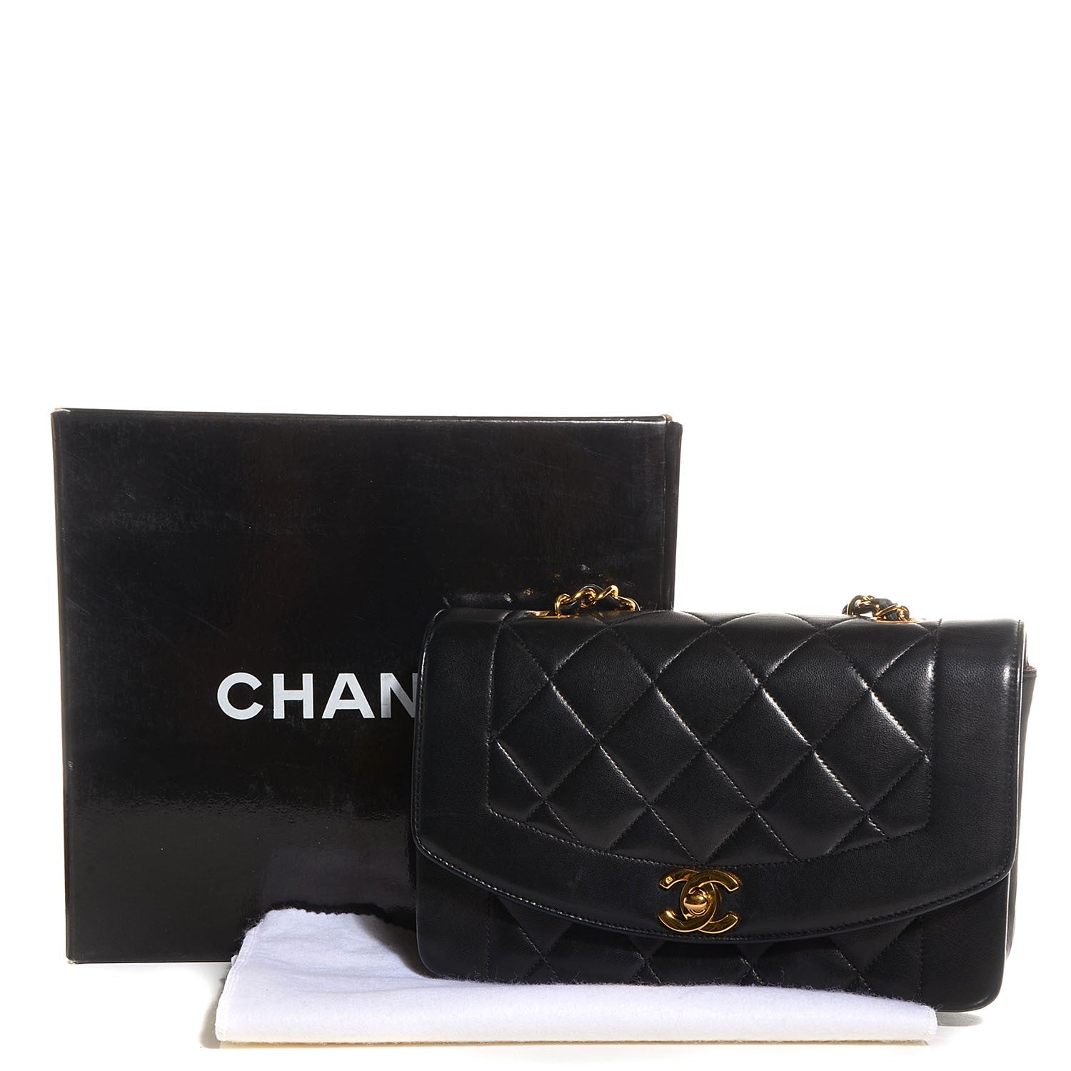 Chanel Lambskin Quilted Small Single Flap Bag Black 8 of 8