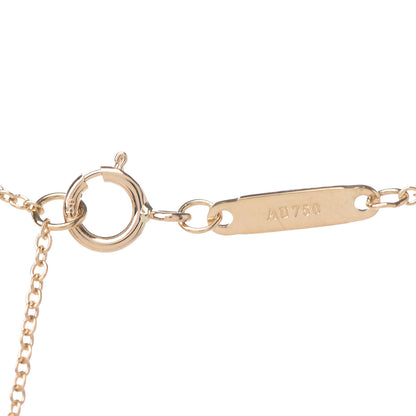 Tiffany 18K Yellow Gold Diamond Large T Smile Pendant Necklace 5 of 5