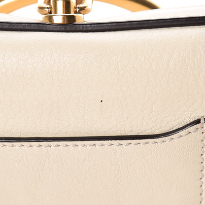 Chloe Calfskin Small Nile Bracelet Minaudiere Bag Off White 13 of 15