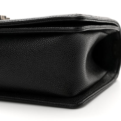Chanel Caviar Quilted Medium Boy Flap Black 10 of 11