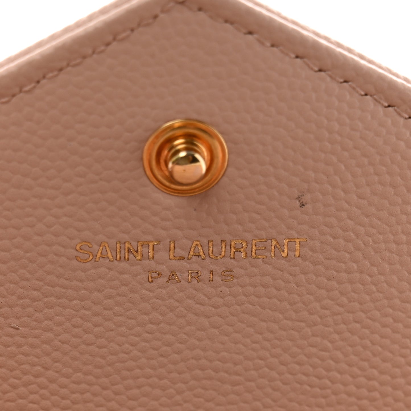 Grain De Poudre Matelasse Chevron Monogram Chain Wallet Pale Pink