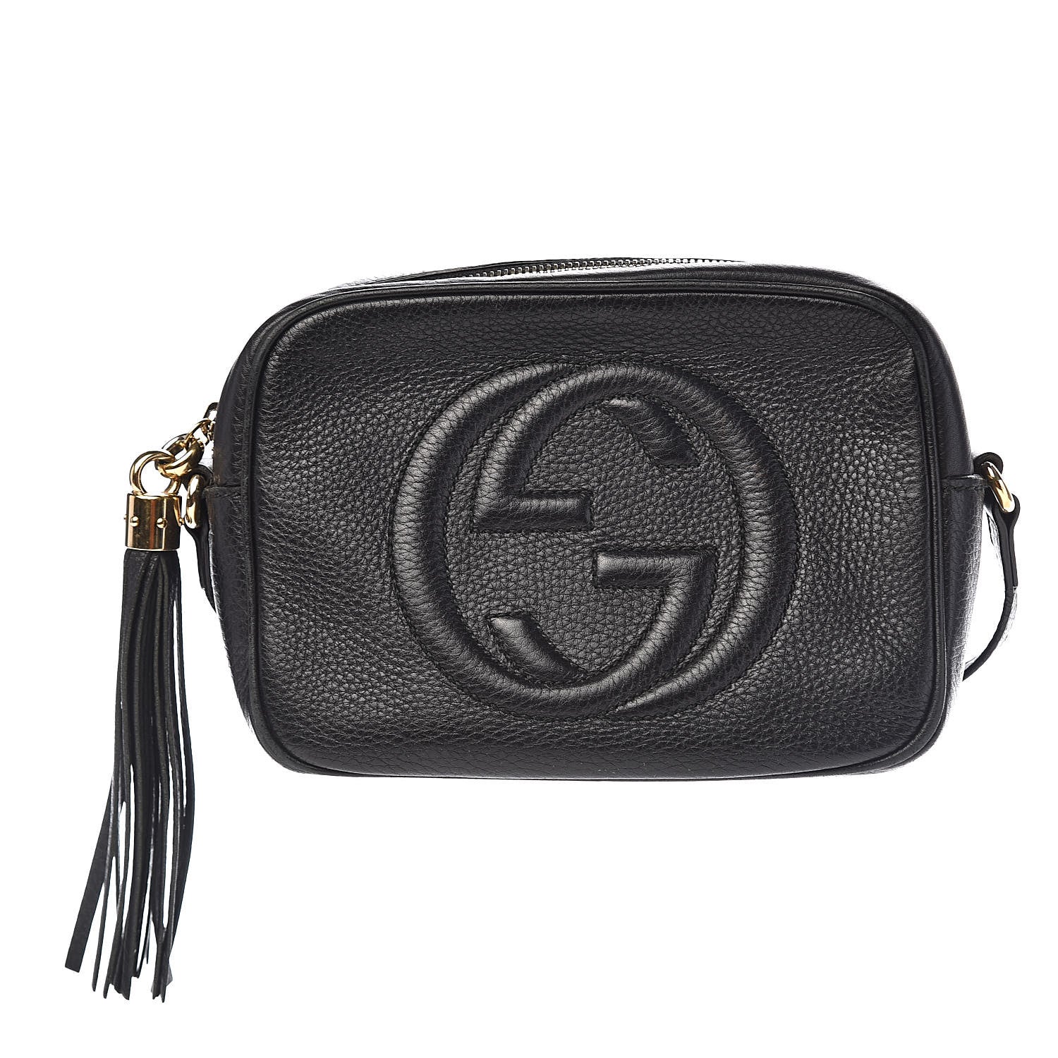 Gucci Pebbled Calfskin Small Soho Disco Bag Black 1 of 11