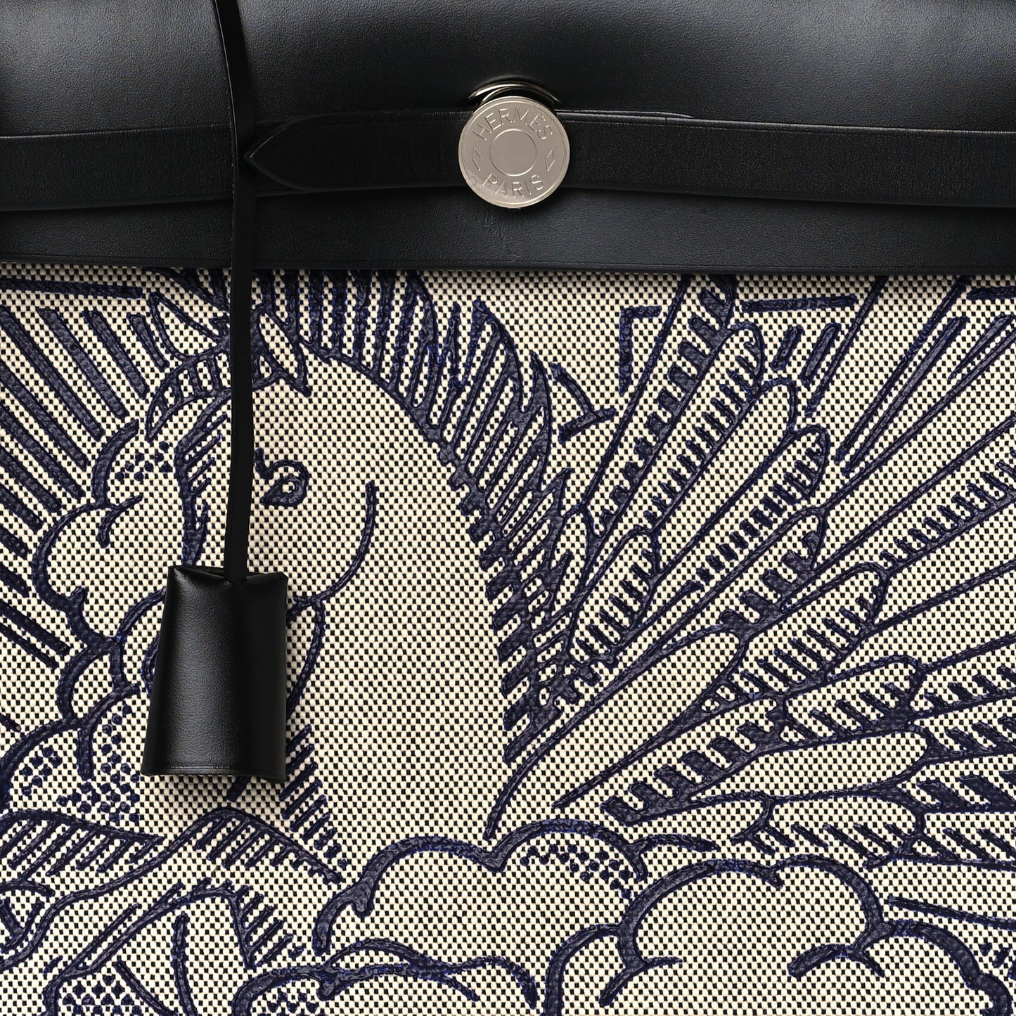 Vache Hunter Toile H Pegase Pop Herbag Zip Retourne 31 PM Bleu Indigo Ecru Black