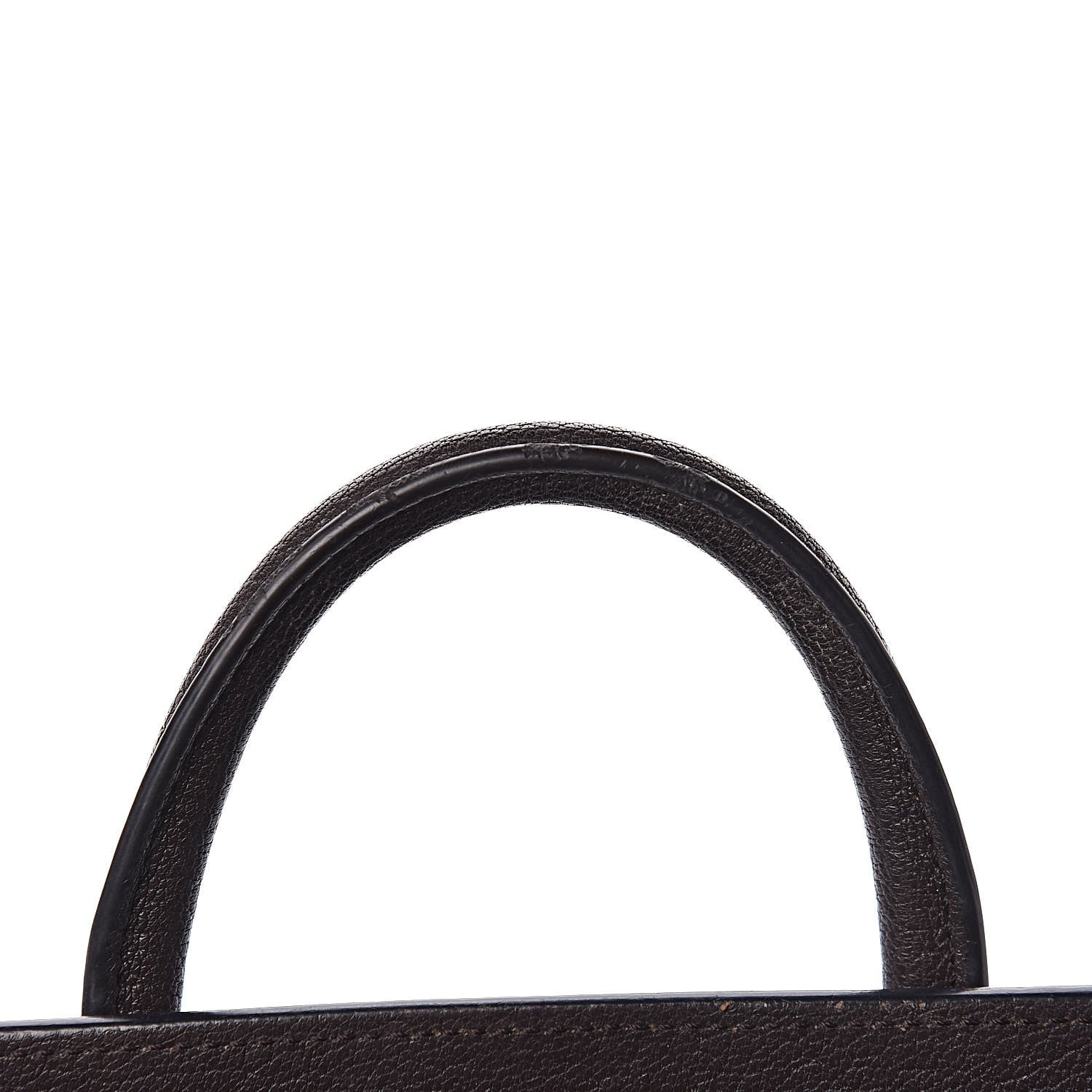 Celine Goatskin Nano Luggage Dark Taupe 9 of 15